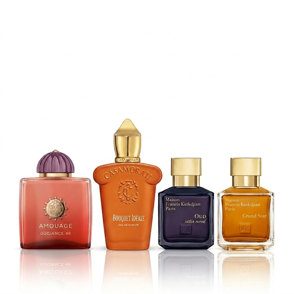 4 parfümből álló szett | Guidance 46, Bouquet Ideale, Oud Satin Mood e Grand Soir