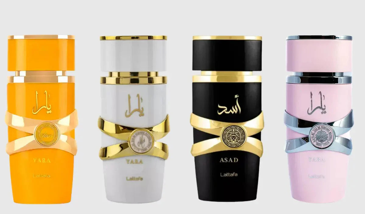 4 parfümből álló szett | Asad, Yara, Yara Tous, Yara Moi 100ml