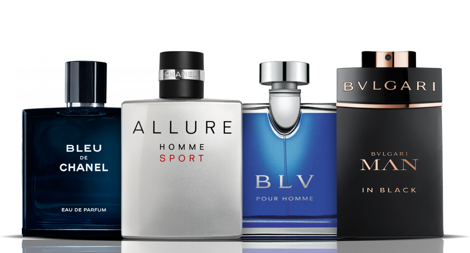 4 parfümből álló szett | Bleu de Chanel + Allure Sport + BLV + Bvlgari Man in Black 100ML