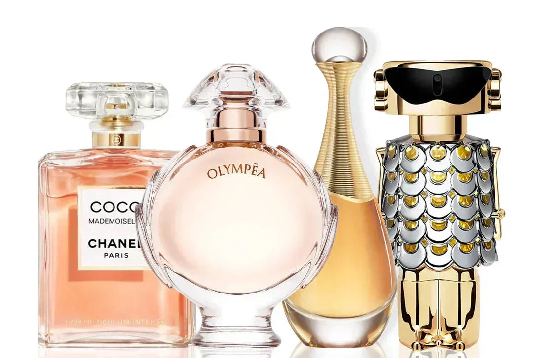 4 parfümből álló szett | Coco Chanel + Olympea + J'Adore + Fame 100 ml