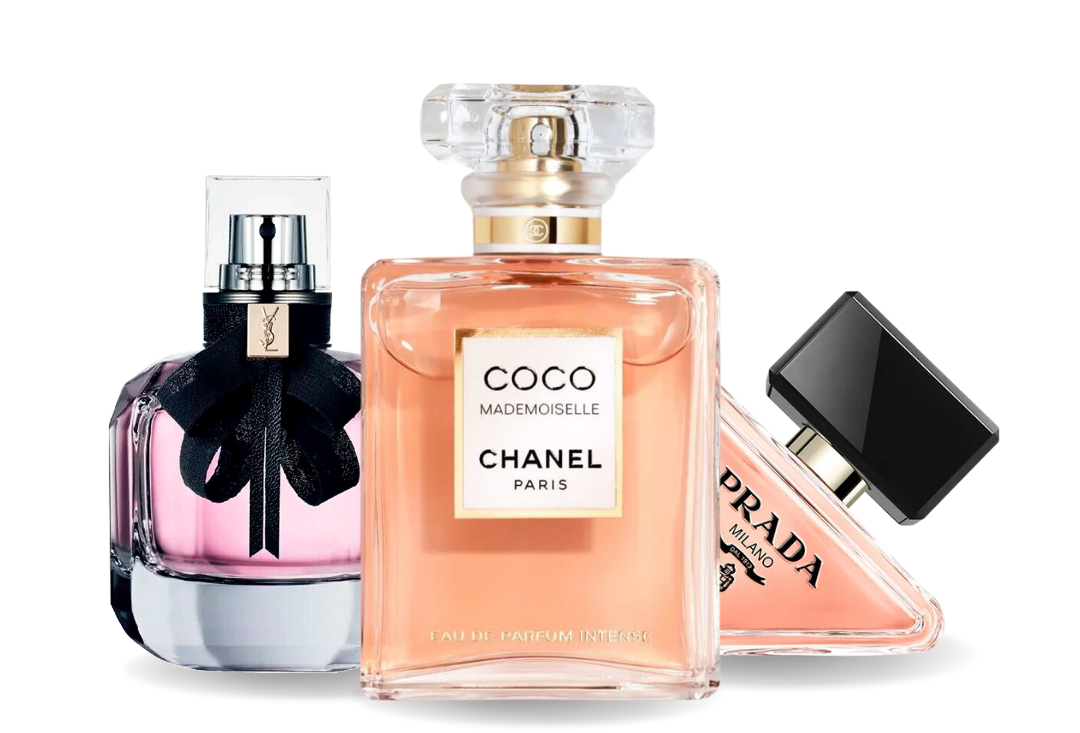 3 parfümből álló szett | Prada PARADOXE, COCO MADEMOISELLE a MON PARIS 100 ml